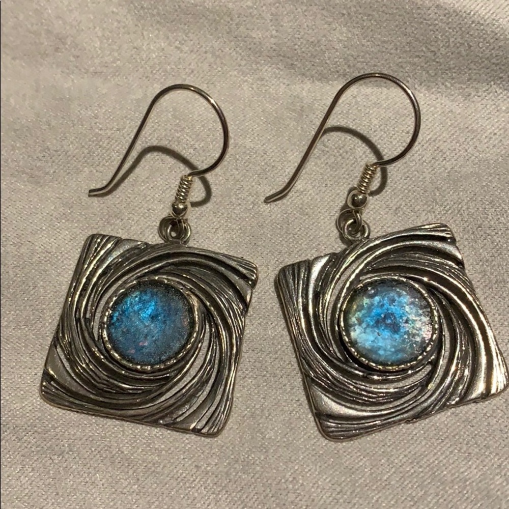 Sterling silver earring